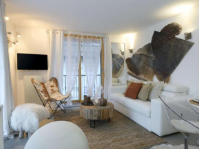Appartement cosy rénové 35m², Courchevel 1850, centre station, 2-4 pers, balcon sud, wifi inclus - FR-1-631-119